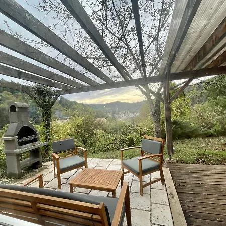 Cosy Chalet Au Coeur Du Sidobre Avec Piscine Et Spa Vabre Exterior photo